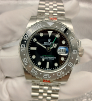 Grey and black bezel GMT