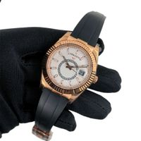 Rose Gold White Rubber