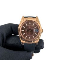 Rose Gold Brown Rubber