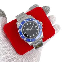 Black Dial Blue bezel NO Date
