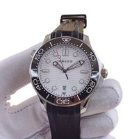 SILVER dial black bezel Rubber