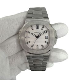 jason007 Luxury P1 Ultra Thin 9MM Thickness Upgraded New Automatic Glass Back Stainless Steel Case Steel Strap Mens Watches Silver