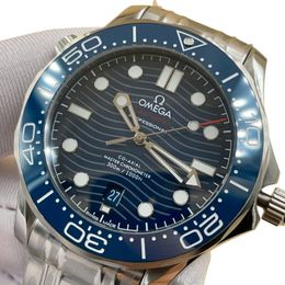 U1 Omega Seamaster Diver 300M Ceramic Bezel Automatic Sapphire Glass Upgraded Lume Stainless Steel Men's Watch