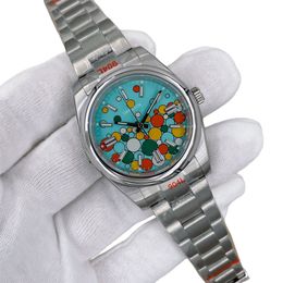 U1 41mm Upgraded ST9 Steel Mens Sapphire Glass Watch Automatic Mechanical Sports Stainless Steel Turquoise Wristwatches Pistachio Celebration watches