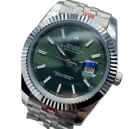 Jason007 U1 Rolex Datejust Wimbledon 41mm Upgraded Jubilee Strap Automatic Stainless Steel Watch Bezel Men's Watch Sapphire Glass Case New Black Case