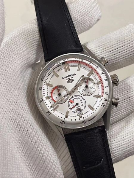 TAG Heuer CARRERA Chronosprint X Porsche Special Edition Men's Watch Stainless Steel Case Silver Case New Black Case