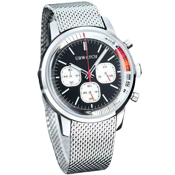 jason007 Luxury B1 Top Time Triumph Quartz VK chronometer Stainless Steel Dial Mens Watches Stainless Steel shelby cobra